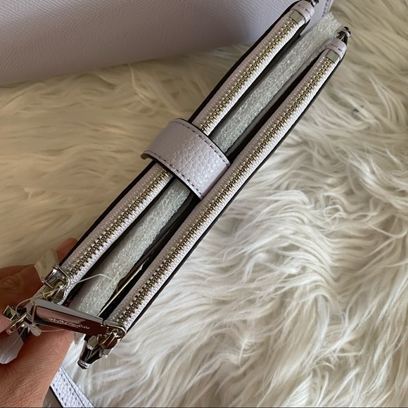 New Michael Kors jet set large double zipper wristlet wallet - Picture 9 of 12